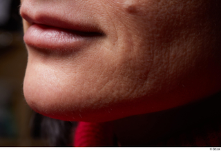 HD Face Skin Hamda Karam birthmarks cheek chin lips mouth…